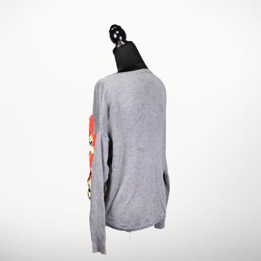 NEW YORK & COMPANY Graphic Grey Sweater