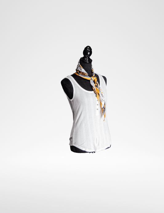 a.n.a. a new approach white tank top