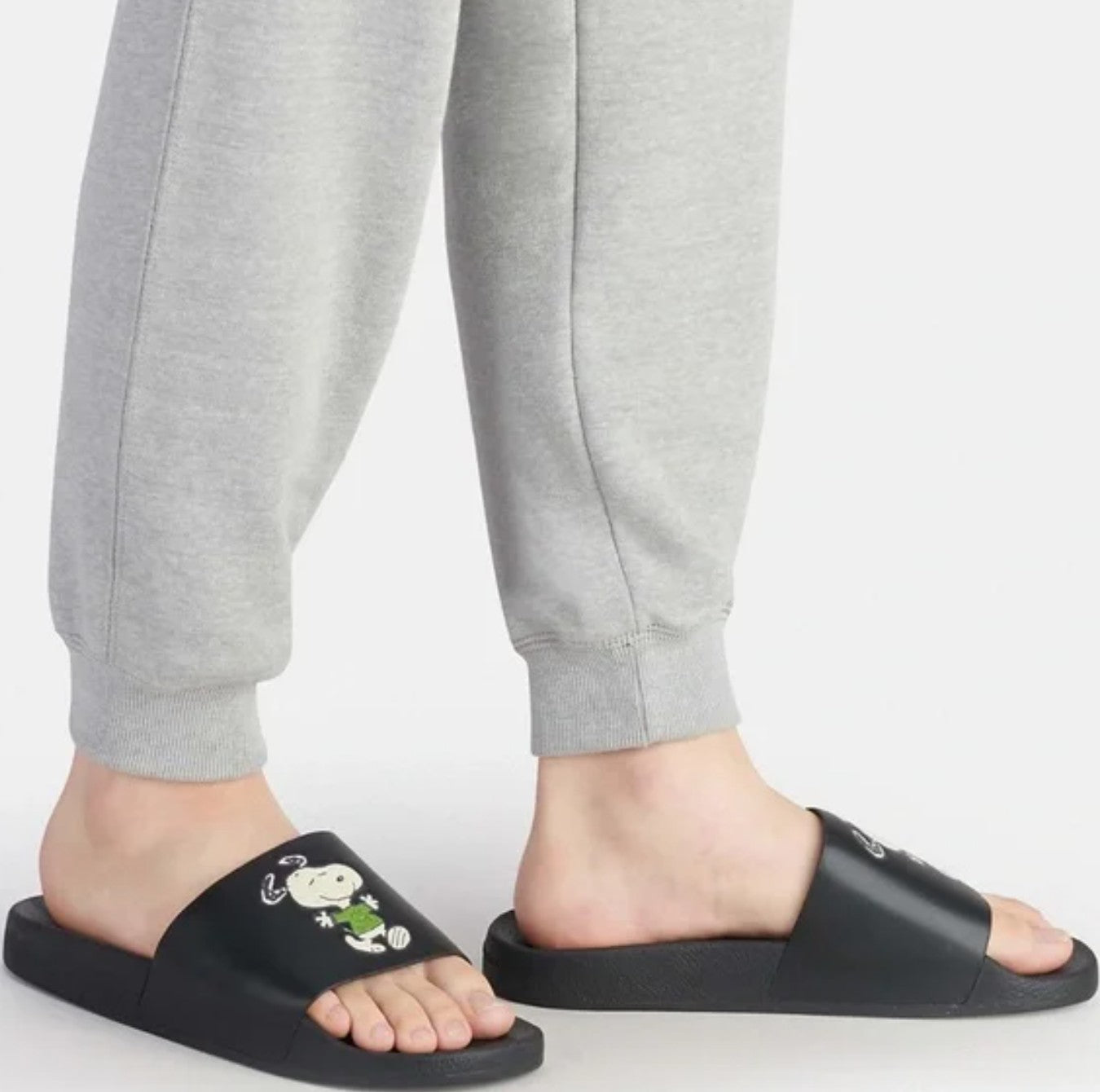 Coach X Peanuts Pool Slide With Snoopy Print