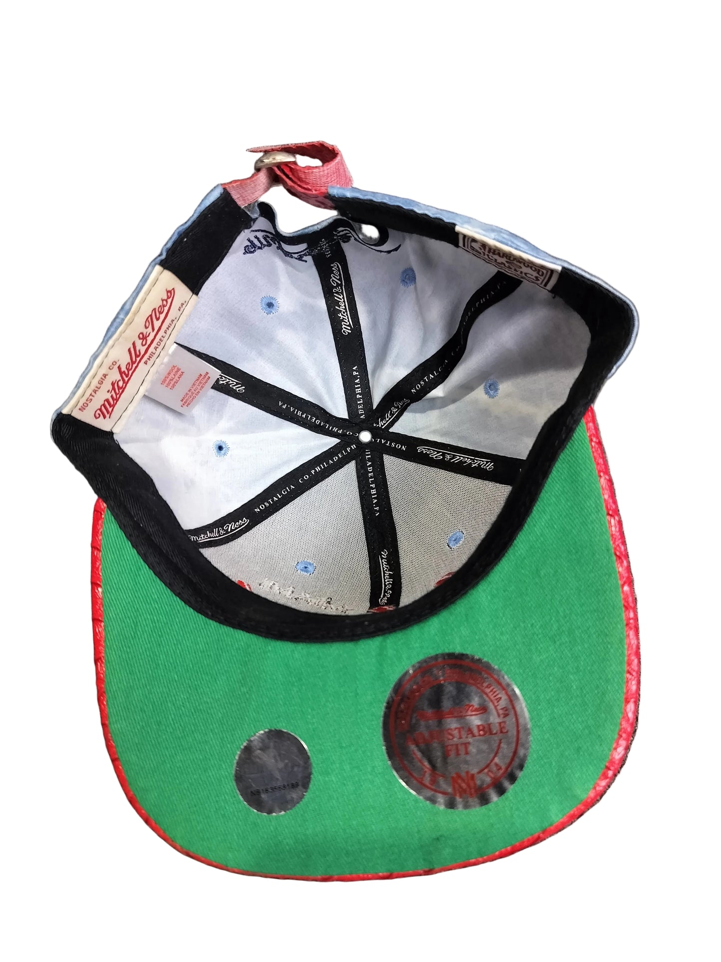 Mitchell & Ness Miami Heat Acid Wash HWC Snakeskin Baseball Hat