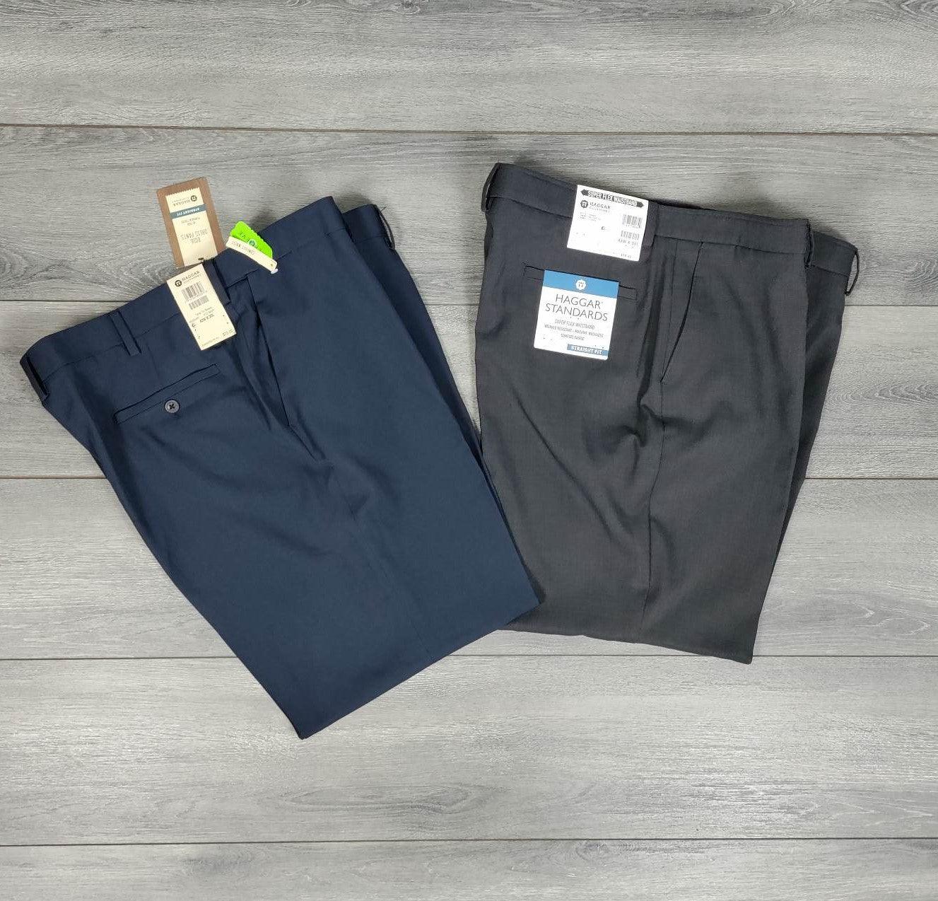 Haggar Standard Super Flex Waistband Straight Pants
