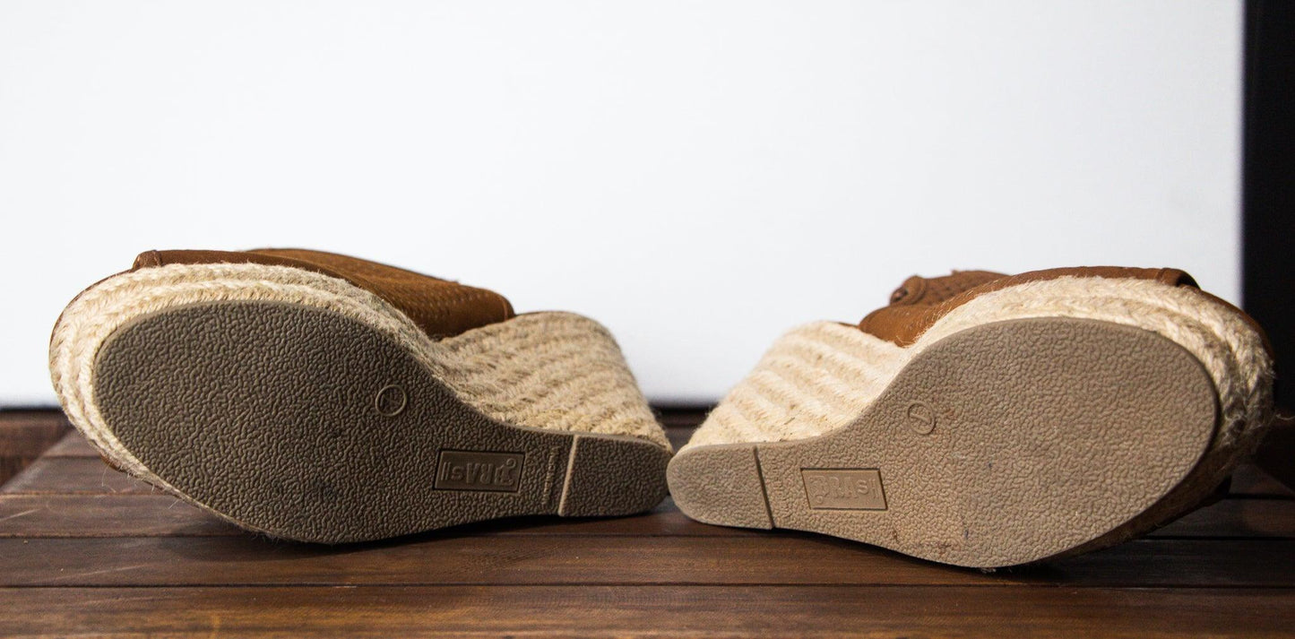 Brash Zip-Front Rope Wedges