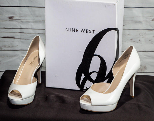 Nine West Constance peep toe stiletto heel