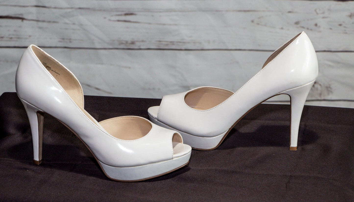 Nine West Constance peep toe stiletto heel