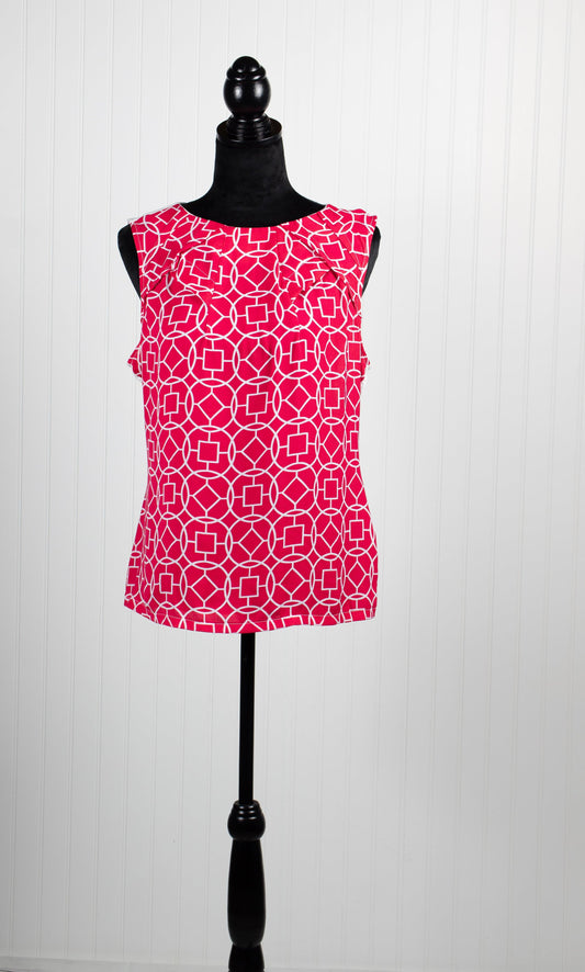 Worthington Women's Round Neck Sleeveless Tank Top