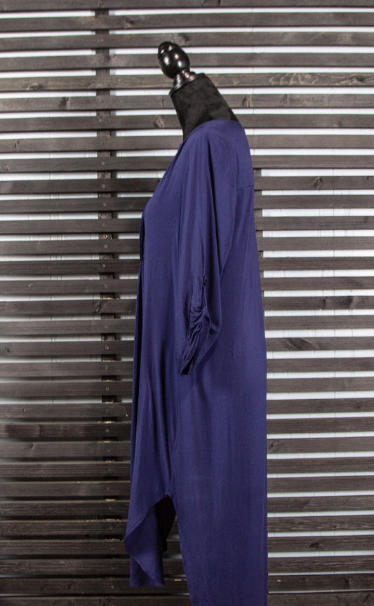 Cable & Gauge Navy Shirt Dress