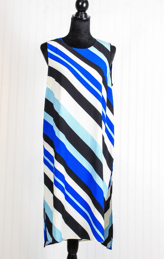 VINCE CAMUTO Sleeveless Striped Long Tunic