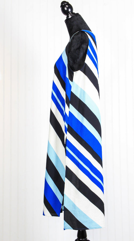 VINCE CAMUTO Sleeveless Striped Long Tunic