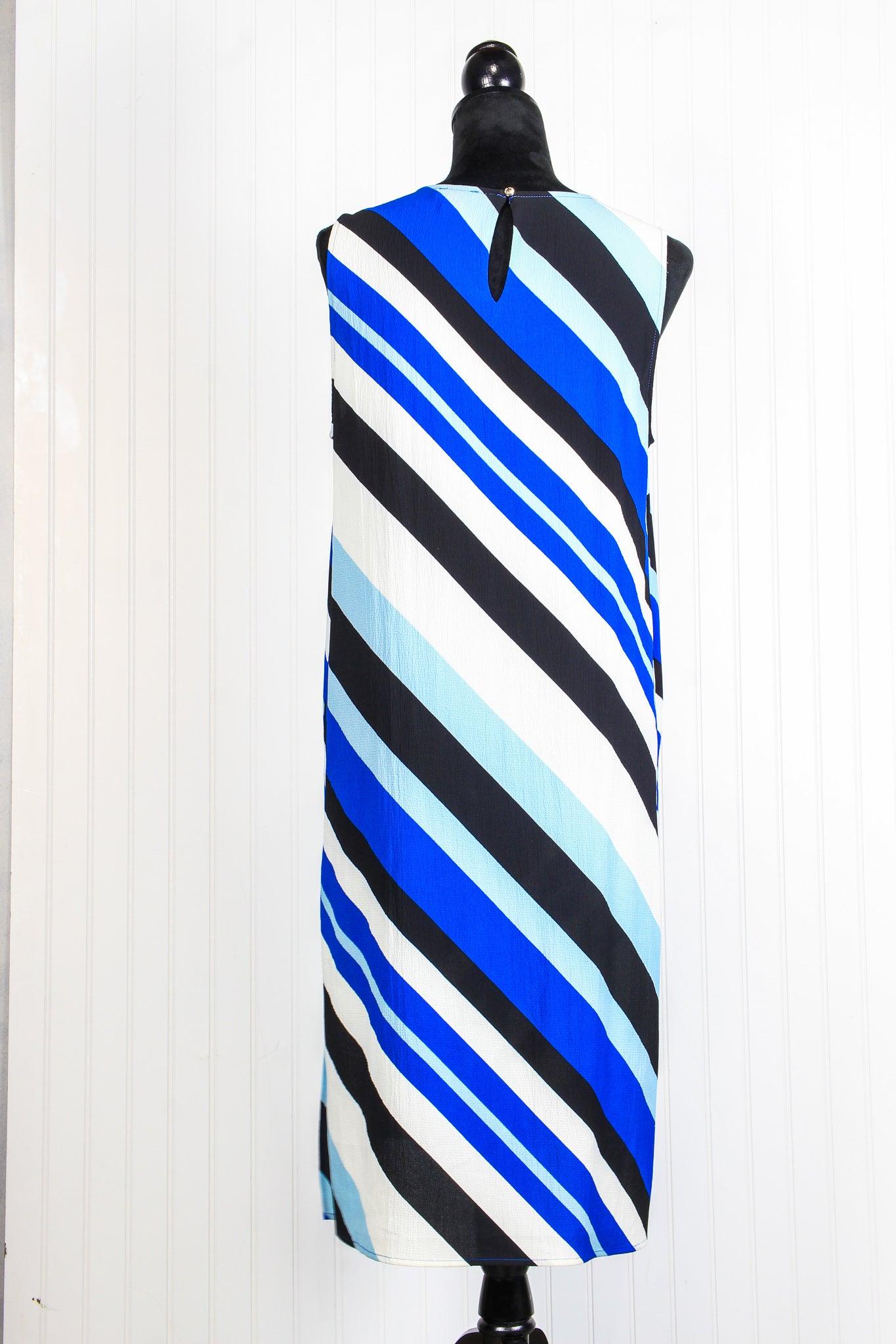 VINCE CAMUTO Sleeveless Striped Long Tunic