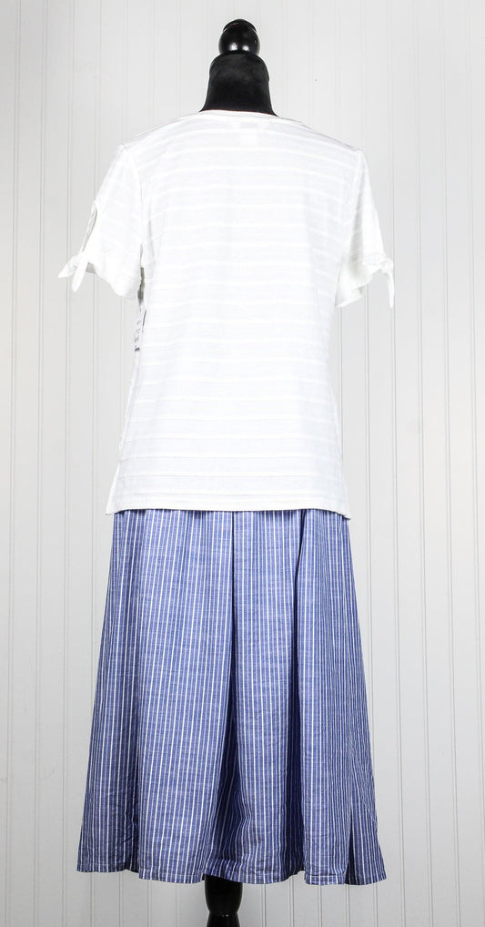 Tommy Hilfiger Striped Midi Skirt Cottagecore - Sons of SPPhillips