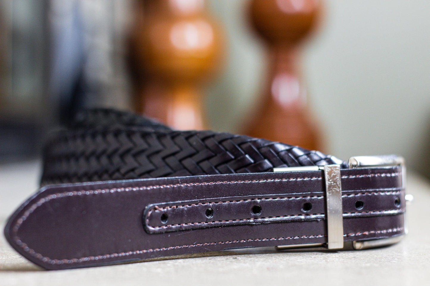 Braided Reversable Men's Belt