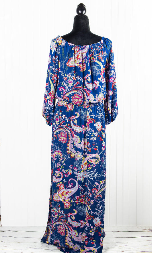 Bisou Bisou Michele Bohbot Floral Long Sleeve Maxi Dress - Sons of SPPhillips