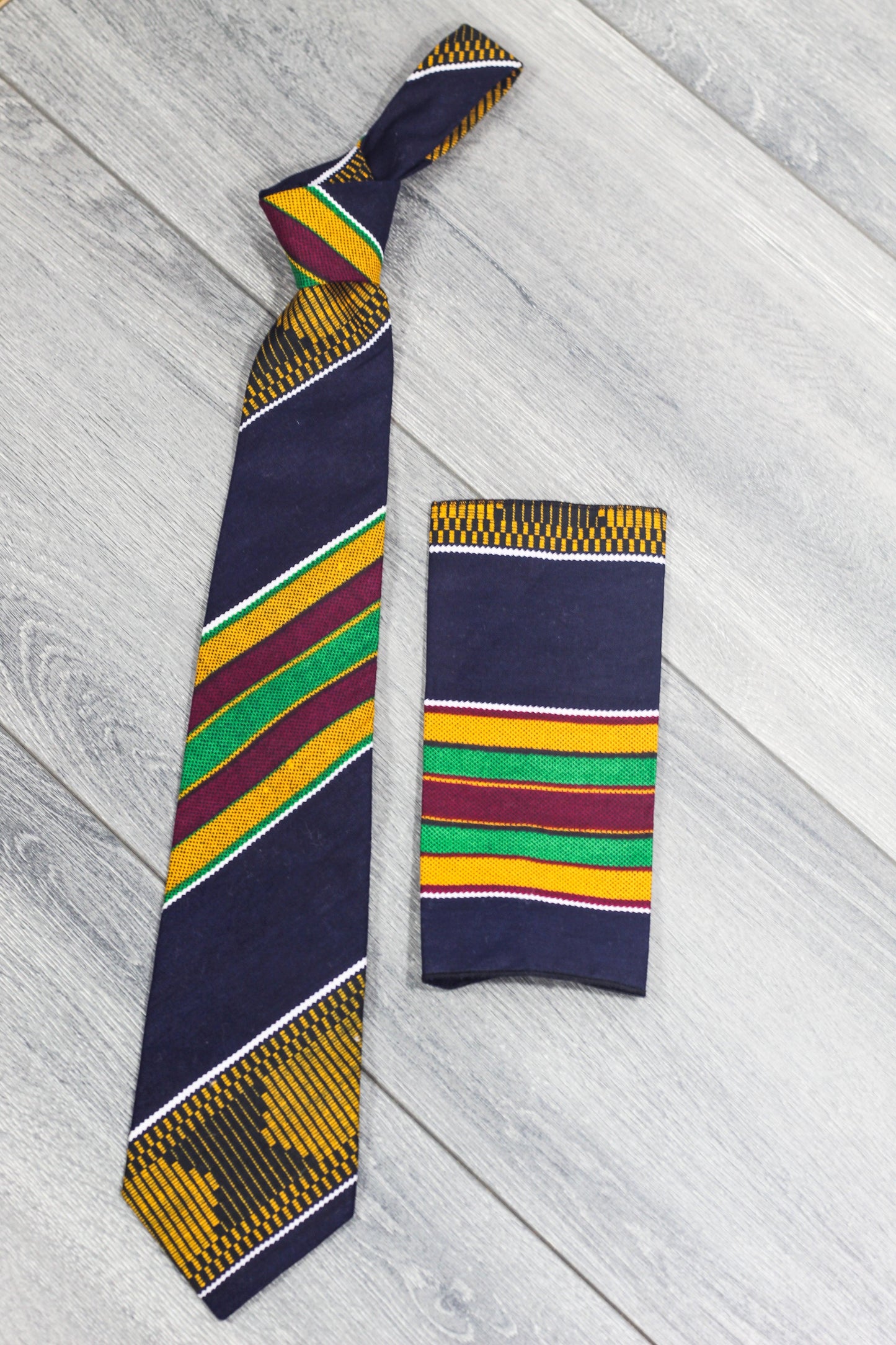 Charles Gabriele Kente Tie Set