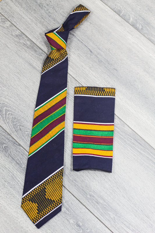 Charles Gabriele Kente Tie Set