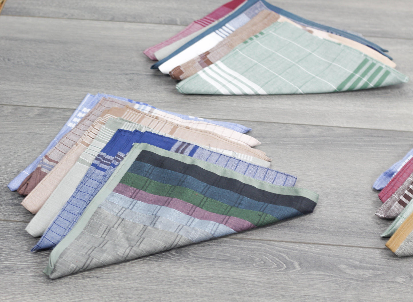 Assorted 100% Men's Handkerchief Pack of 6