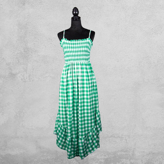 Cato Ruffled Maxi Dress/front- Sons of SPPhillips
