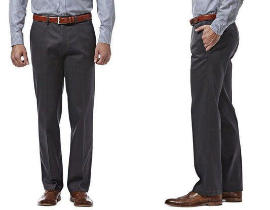 Haggar Standard Super Flex Waistband Straight Pants