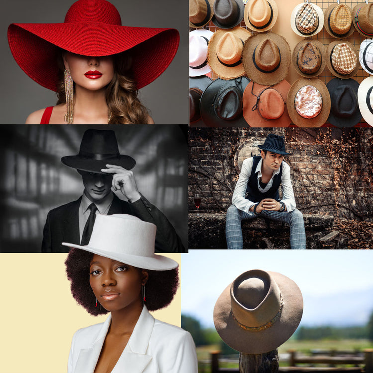 Customized Restyled Brim Hats & Fedoras