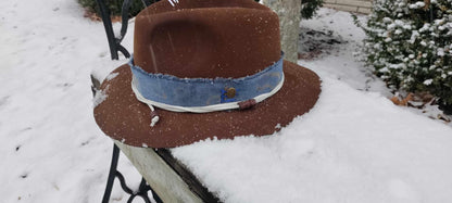 Guerra 1855 Fur Felt Fedora - Restyled/Distressed - Sons of SPPhillips