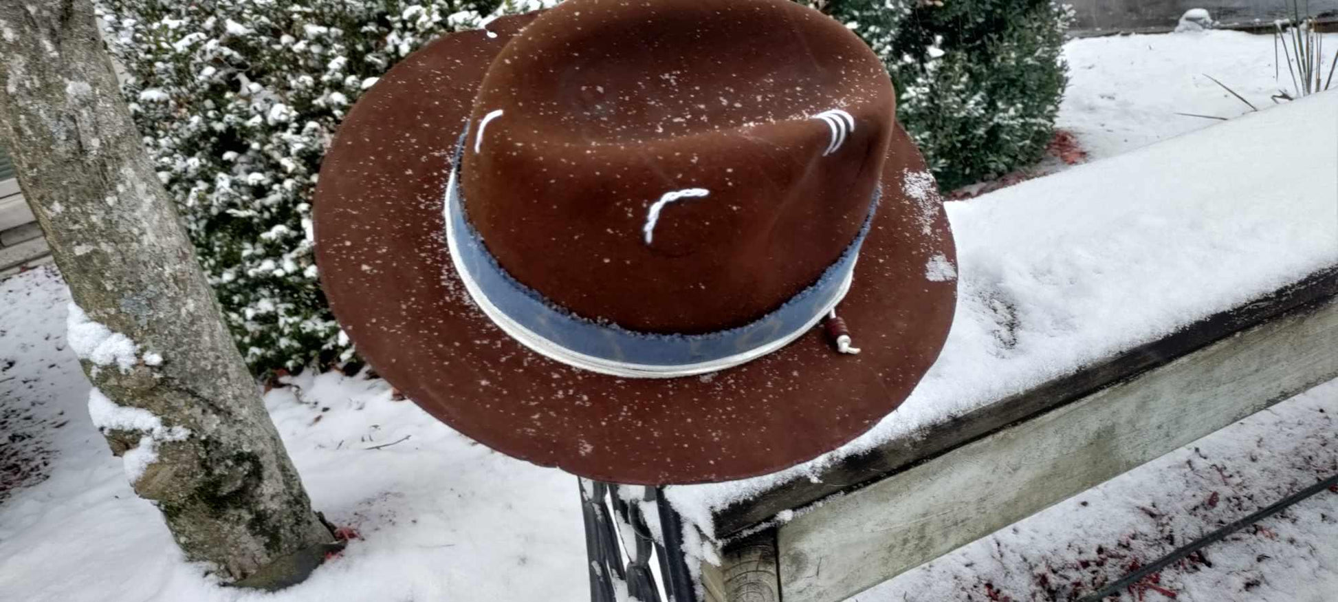 Guerra 1855 Fur Felt Fedora - Restyled/Distressed - Sons of SPPhillips