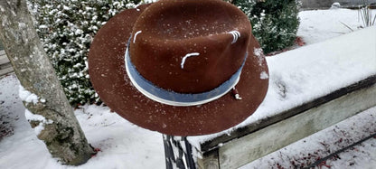 Guerra 1855 Fur Felt Fedora - Restyled/Distressed - Sons of SPPhillips
