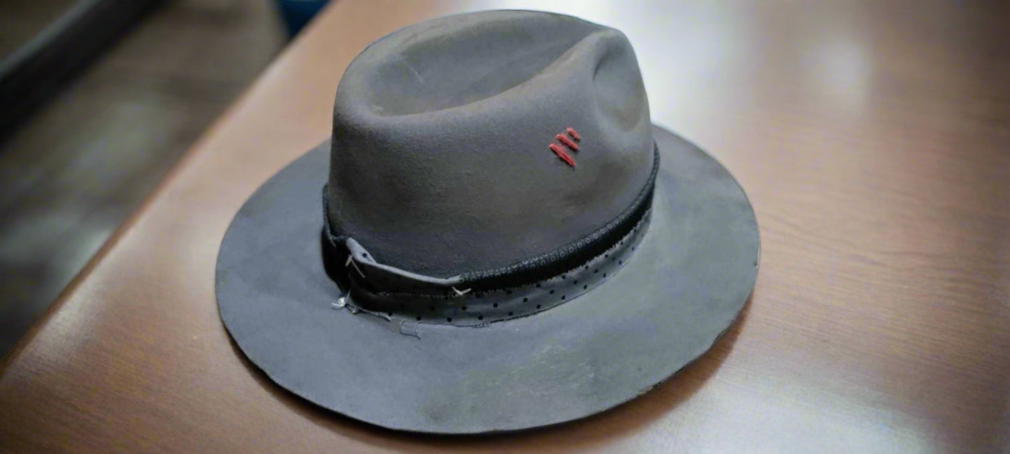 Stetson Hancock Fedora (Distressed) - Vintage-Inspired Classic Hat - Sons of SPPhillips