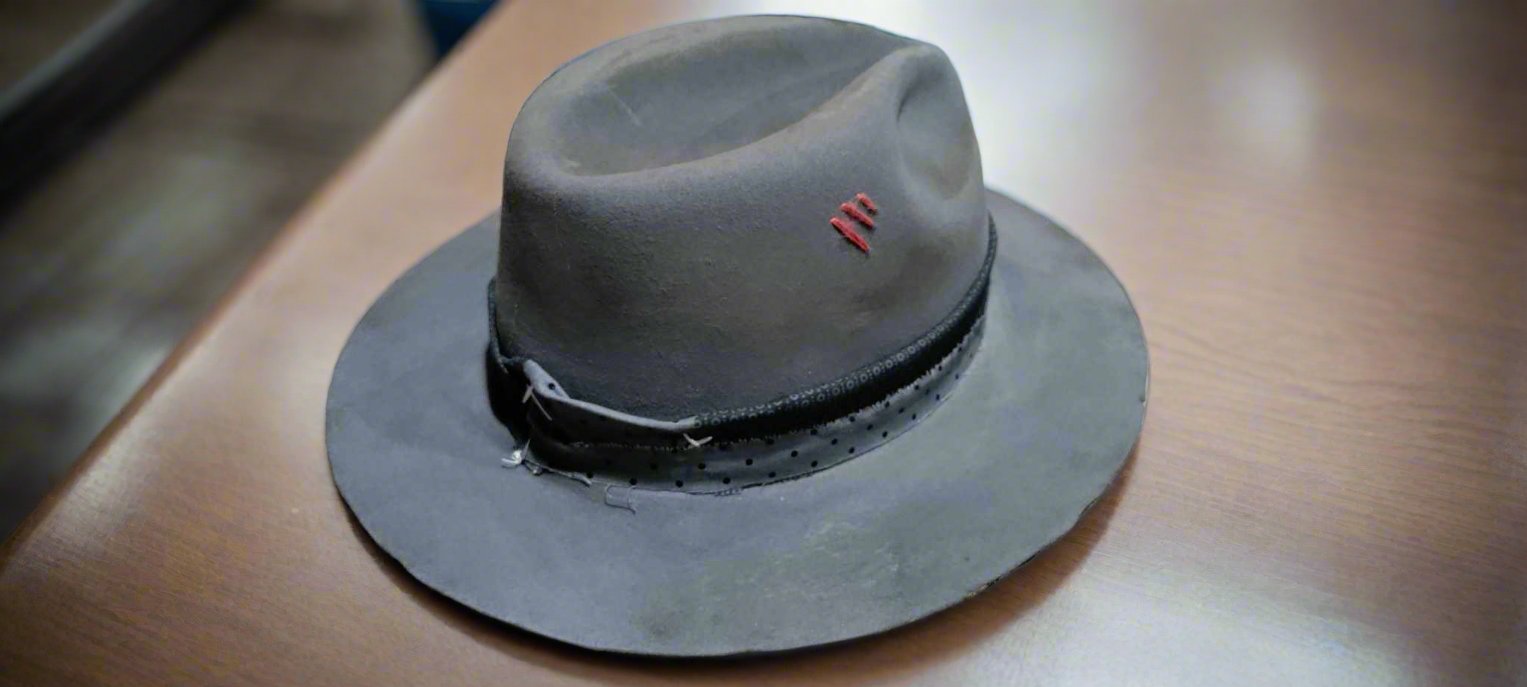 Stetson Hancock Fedora (Distressed) - Vintage-Inspired Classic Hat - Sons of SPPhillips