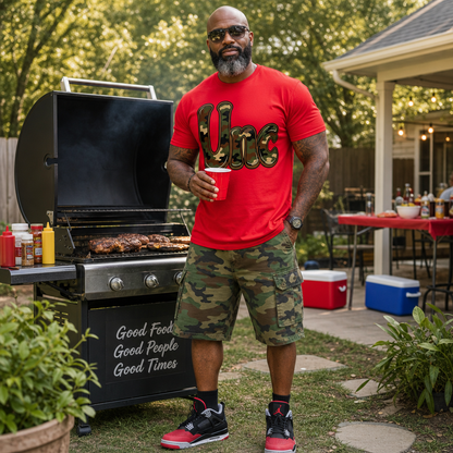 Camo Unc T‑Shirt