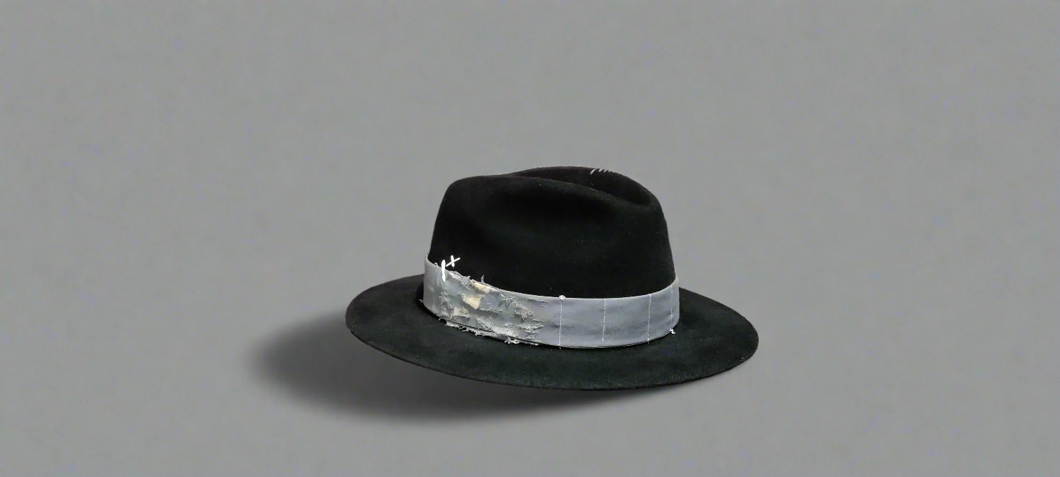 Patch & Grab Distressed Fedora Hat - Sons of SPPhillips