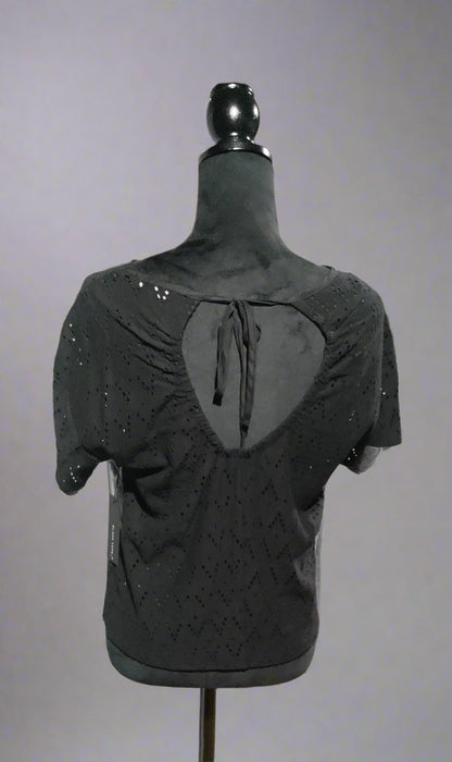 Black Tape Embroidery Blouse - Sons of SPPhillips