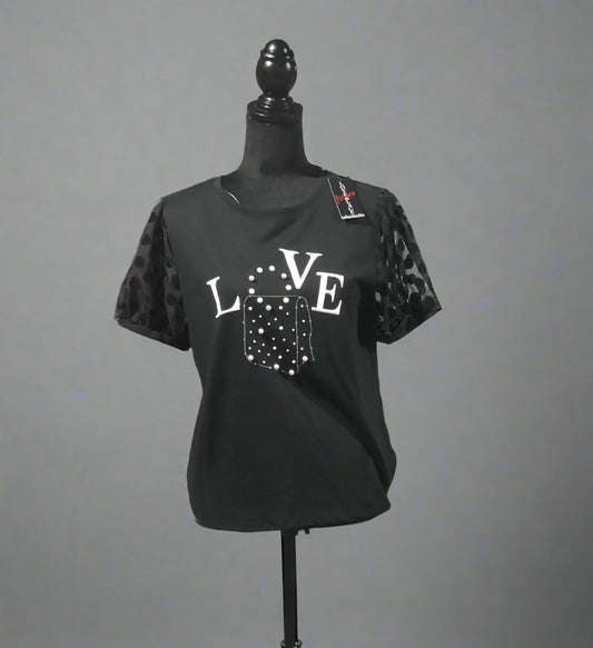 Love More & Lace Shirt