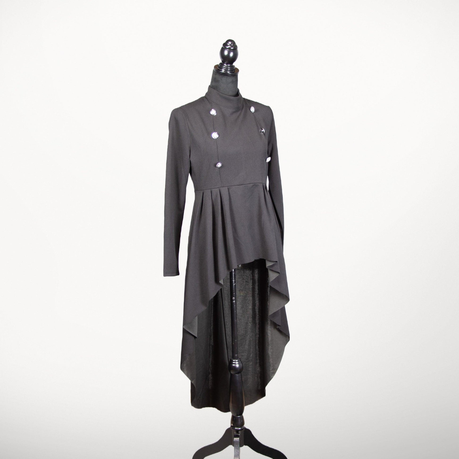 Women's Double Button High Low Blouse - Sons of SPPhillips