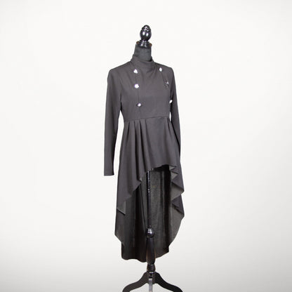 Women's Double Button High Low Blouse - Sons of SPPhillips