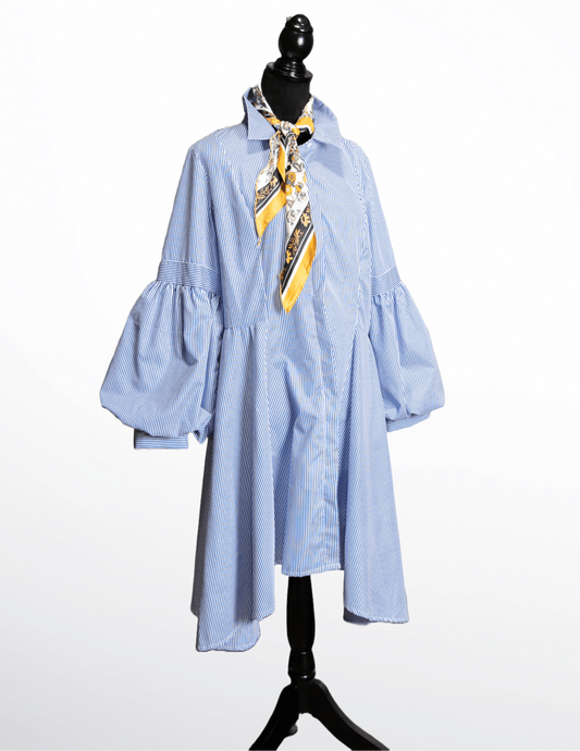 True Destiny Puff Sleeve Dress/front - Sons of SPPhillips