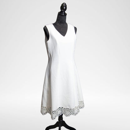 DONNA RICCO Women's V-Neck Sleeveless Fit & Flare Dress - Sons of SPPhillips