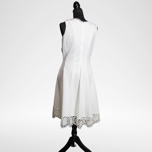 DONNA RICCO Women's V-Neck Sleeveless Fit & Flare Dress - Sons of SPPhillips