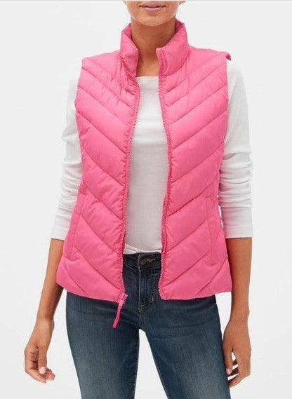 GAP Women’s Pink Puffer Vest - Sons of SPPhillips