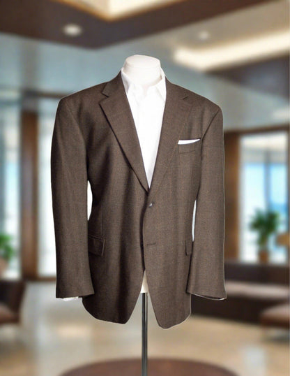 OSCAR DE LA RENTA Chocolate Brown Blazer - Sons of SPPhillips