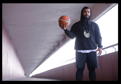 Beard Bro Gray Face Hoodie - Sons of SPPhillips