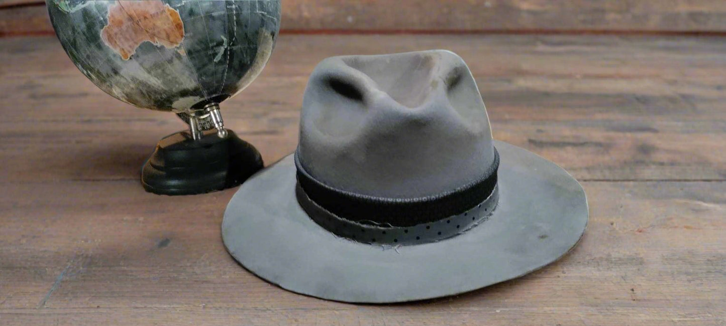 Stetson Hancock Fedora (Distressed) - Vintage-Inspired Classic Hat - Sons of SPPhillips