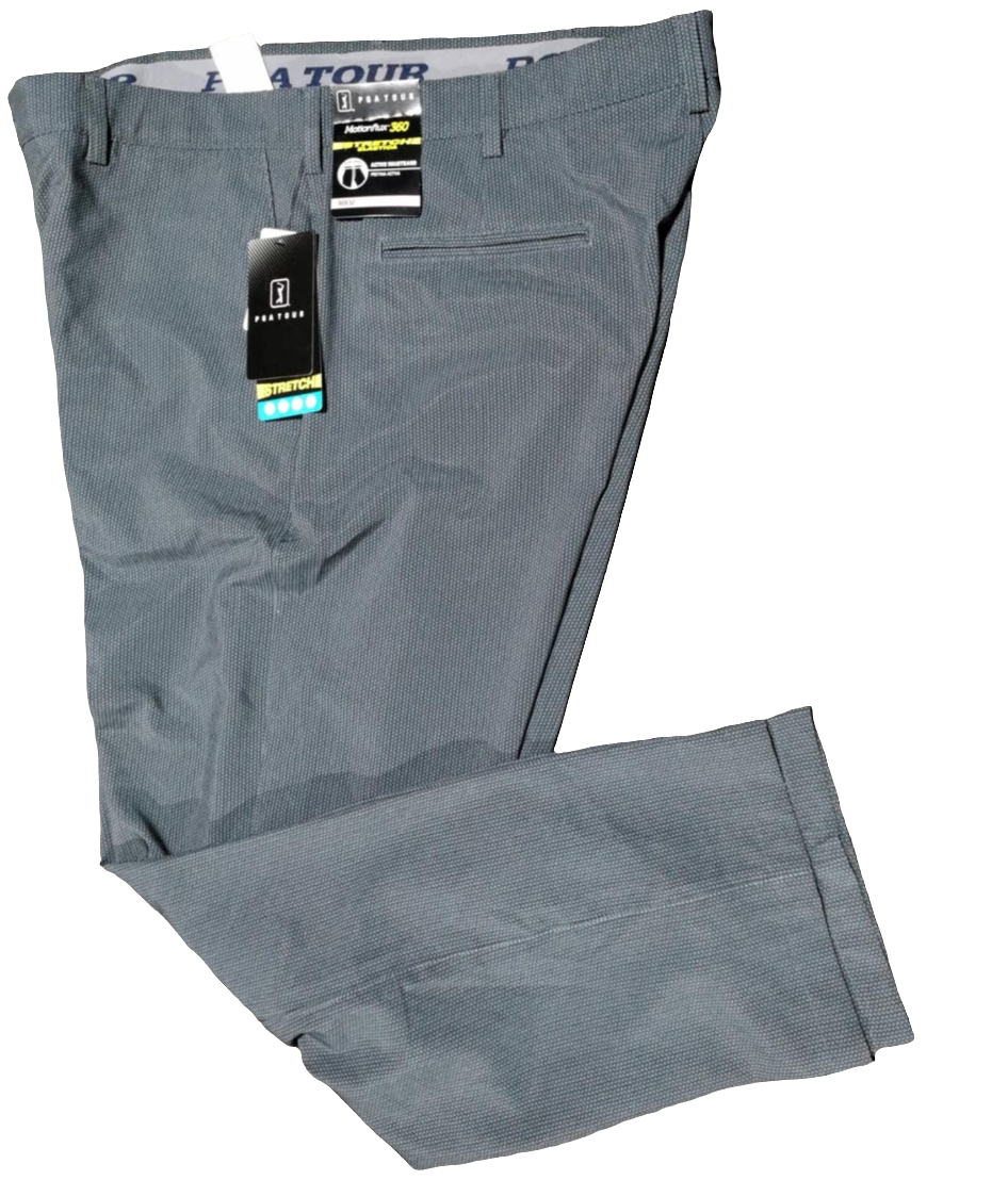 送料無料PGA TOUR Men's Motionflux 360 Flat Front Pants Active Waistband, Caviar, 32W x 30L並行輸入 S Men PGA Tour Motionflux 360 Coolflux Golf Polo Shirt Blue Atoll Polyester  NWT