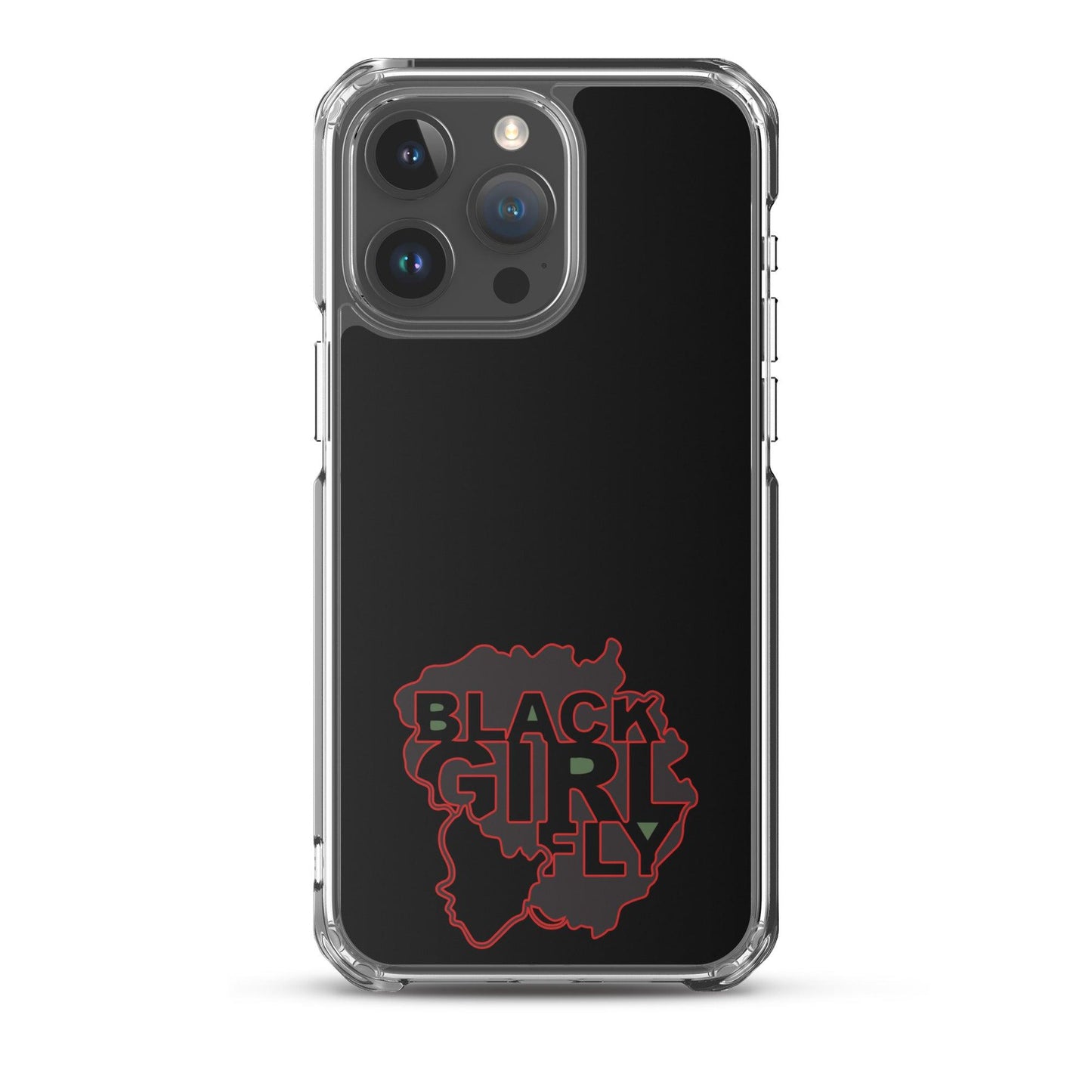 Black Girl Fly "Clear Black" Clear Case for iPhone® - Sons of SPPhillips