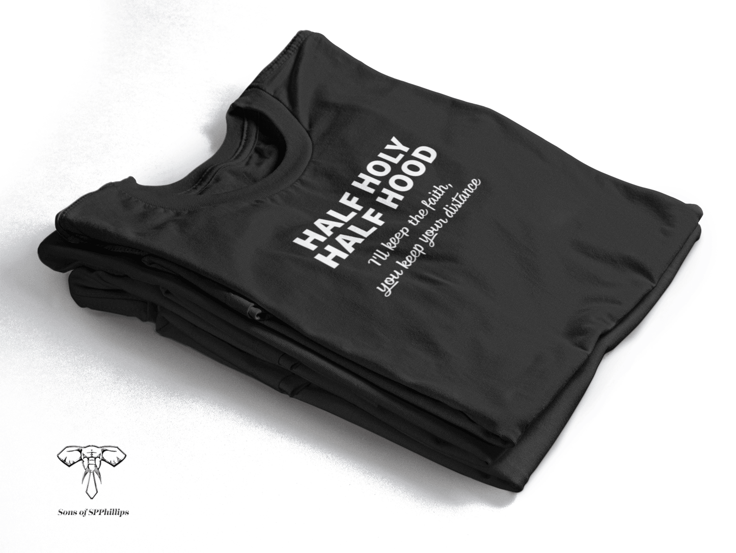 HALF HOLY HALF HOOD "I'll Keep The Faith" Unisex Ultra Cotton Tee - Sons of SPPhillips
