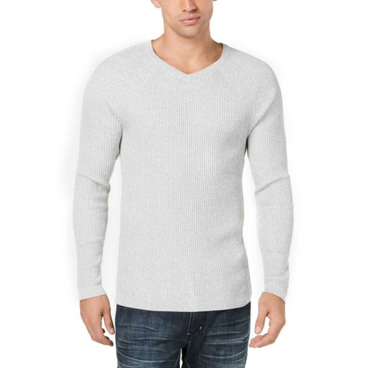 INC international concepts Mens Ribbed V-Neck Pullover Sweater - Sons of SPPhillips