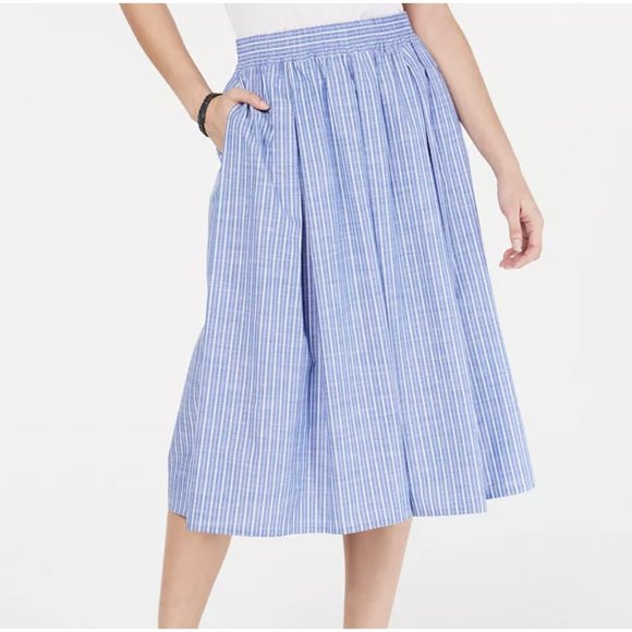 Tommy Hilfiger Striped Midi Skirt Cottagecore - Sons of SPPhillips