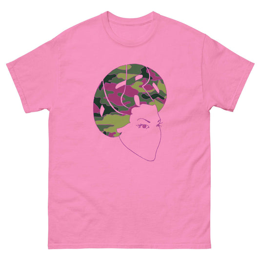 Sistah Fro Camo Pink Tshirt - Sons of SPPhillips