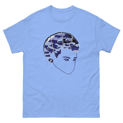 Bro Fro Camo Blue Tshirt - Sons of SPPhillips
