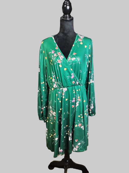 Womens Fall Floral Dress