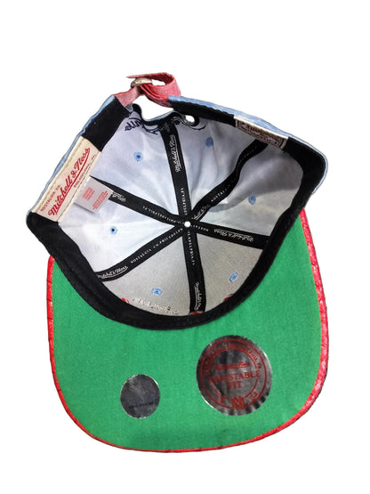 Mitchell & Ness Miami Heat Acid Wash HWC Snakeskin Baseball Hat