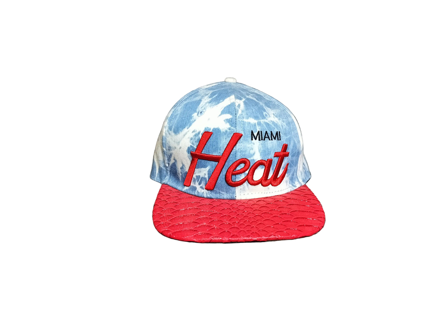 Mitchell & Ness Miami Heat Acid Wash HWC Snakeskin Baseball Hat